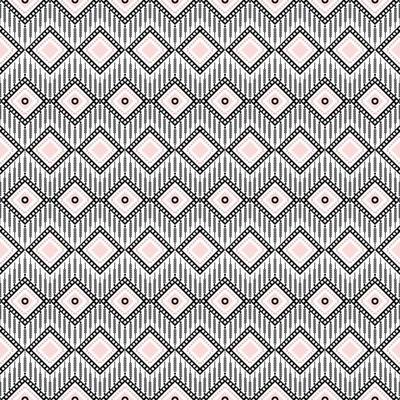 Weaving Pattern square more frequent, Vector seamless pattern. Modern stylish texture. Trendy graphic design for out clothes test equipment, interior, wallpaper black and pink.