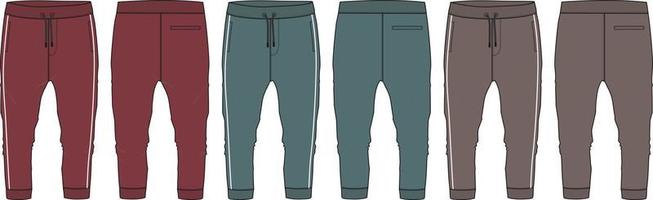 Different color joggers deals
