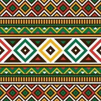 African Color Seamless Pattern vector