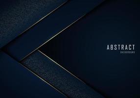 Abstract luxury gold template design with blue template. vector