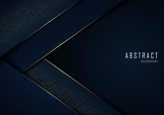 Abstract luxury gold template design with blue template.