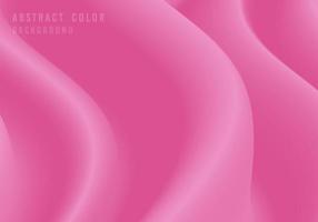 Abstract pink smooth flying silk template decorative. vector