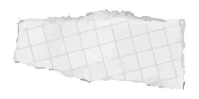 Vector illustration of torn pieces of paper. Graphics texture background for design.