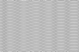 Black curve on white background, Black wave line pattern vector