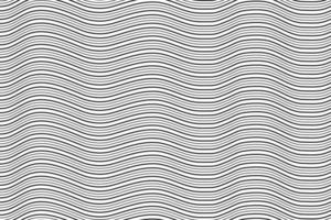 Black curve on white background, Black wave line pattern vector