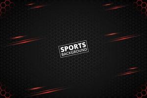 Dark Sports Background in geometric style design. Modern sports background vector illustration with shinny shapes.
