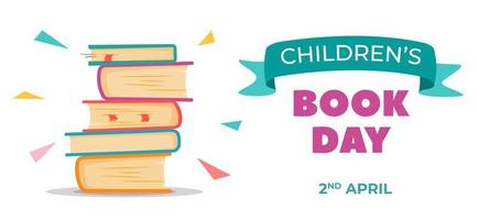 International Children's Book Day vector concept