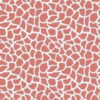 Vector seamless pattern in brown colors. Animal print, giraffe color texture. Monochrome hand-drawn background