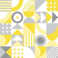 Geometric minimalistic seamless vector pattern. Multicolored abstract flat scandinavian pattern.