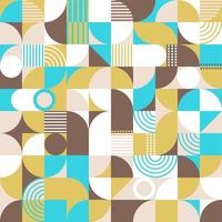 Vector seamless geometric pattern. Abstract flat design. Minimalistic scandinavian pattern.