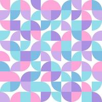 Vector minimalistic seamless geometric pattern. Multicolored abstract flat scandinavian pattern.