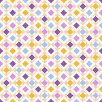 Geometric minimalistic seamless vector pattern. Multicolored abstract flat scandinavian background. Colored square tiles