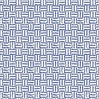 Vector drawing weave seamless pattern. Blue line hand drawn monochrome background.