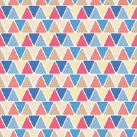 Vector triangle seamless pattern. Abstract geometric playful childish background. Cute baby print