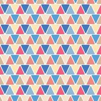 Vector triangle seamless pattern. Abstract geometric playful childish background. Cute baby print