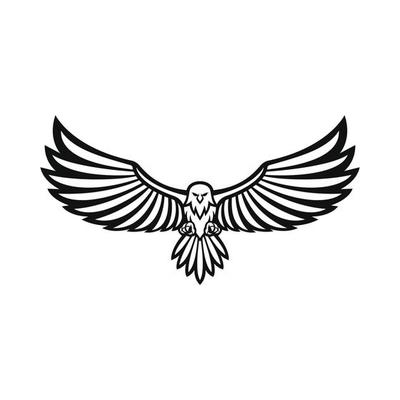 eagle vector design for logo icon