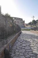 The Colosseum aka Coliseum or Colosseo in Rome Italy photo