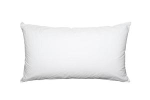 White pillow, isolated on a white background. photo