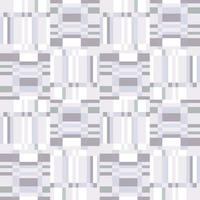 Artistic pix matrix tile textile. Abstract geometric seamless pattern. Square stripe ornament vector