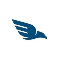 vector de diseño de logotipo de alas de águila halcón