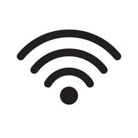 icono de vector de señal de internet wifi inalámbrico