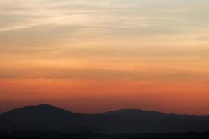 Beautiful sky at sunrise Natural background photo