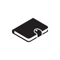 isometric illustration of daily diary journal book vector icon