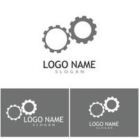 engranaje, logotipo, plantilla, vector, icono, ilustración, diseño vector