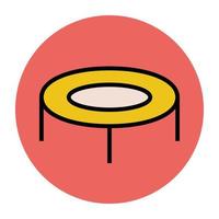Trendy Trampoline Concepts vector