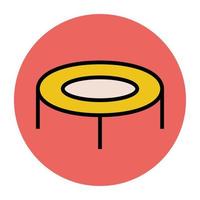 Trendy Trampoline Concepts vector