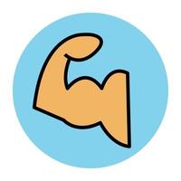 Trendy Biceps Concepts vector