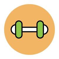 Trendy Dumbbell Concepts vector