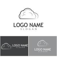 Cloud template vector icon illustration design