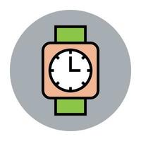 conceptos de relojes de pulsera de moda vector