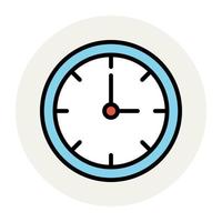 conceptos de reloj de moda vector