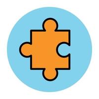 Trendy Puzzle Concepts vector