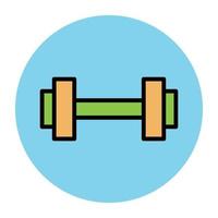 Trendy Dumbbell Concepts vector