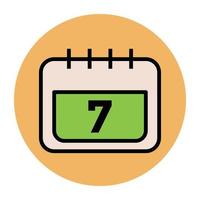 Trendy Calendar Concepts vector