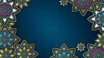 Realistic arabic ornamental background. - Vector. vector