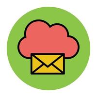 Cloud Mail Concepts vector