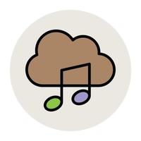 Music Cloud Concepts vector