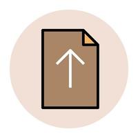 Upload File Concepts vector