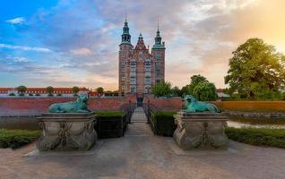 Famous Rosenborg castle, one of the most visited tourist attractions in Copenhagen photo