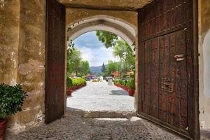 Mexico, Tepotzotlan,  Francisco Javier Church in historic city center photo