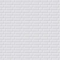 White brick wall background. vector
