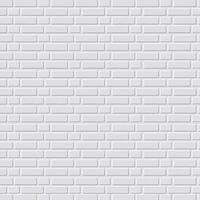 White brick wall background. vector