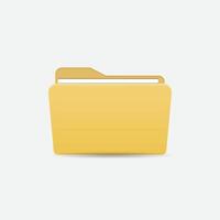 Folder icon. Flat design graphic illustration. Vector folder icon