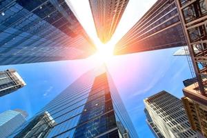 Scenic Toronto financial district skyline and modern architecture skyline photo