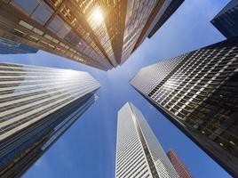 Scenic Toronto financial district skyline and modern architecture skyline photo