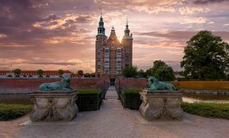 Famous Rosenborg castle, one of the most visited tourist attractions in Copenhagen photo